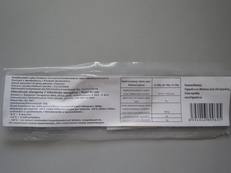 PANGASIUS FILETY