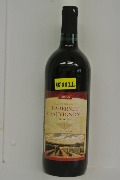 Zlatý Hrozen Cabernet Sauvignon á 1 l, č.š. 356X, alk. 12,0%obj., suché, Makedonie