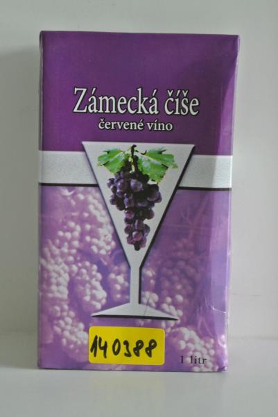 Zámecká číše červené víno  alk. 11% obj.