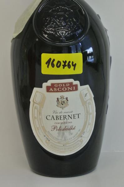 Gold Asconi  CABERNET červené  víno polosladké , Alk. 12,0% obj., země původu Moldavsko