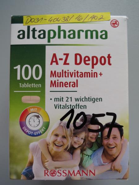 ALTAPHARMA A-Z Depot Multivitamin+Mineral