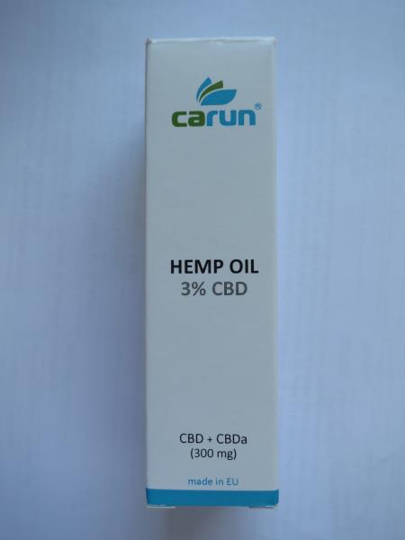 HEMP OIL 3%CBD doplněk stravy
