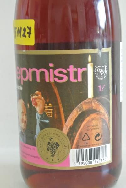 sklepmistr víno polosladké růžové, alk. 10,5%obj