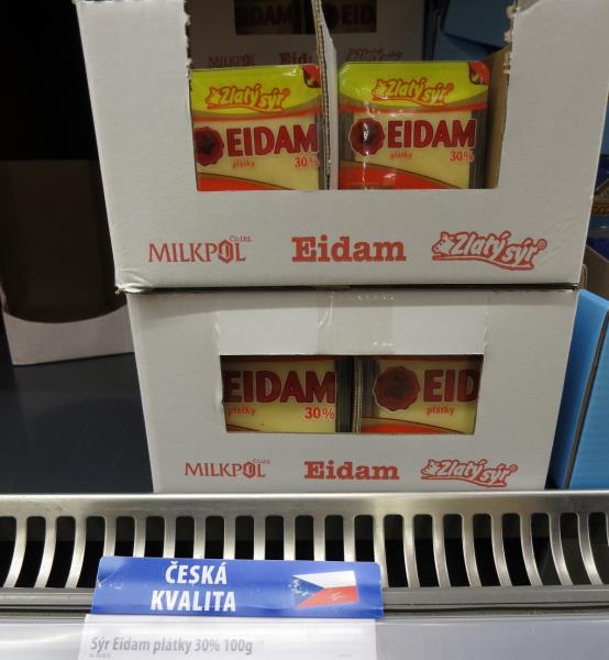 EIDAM plátky 30%, 100g,