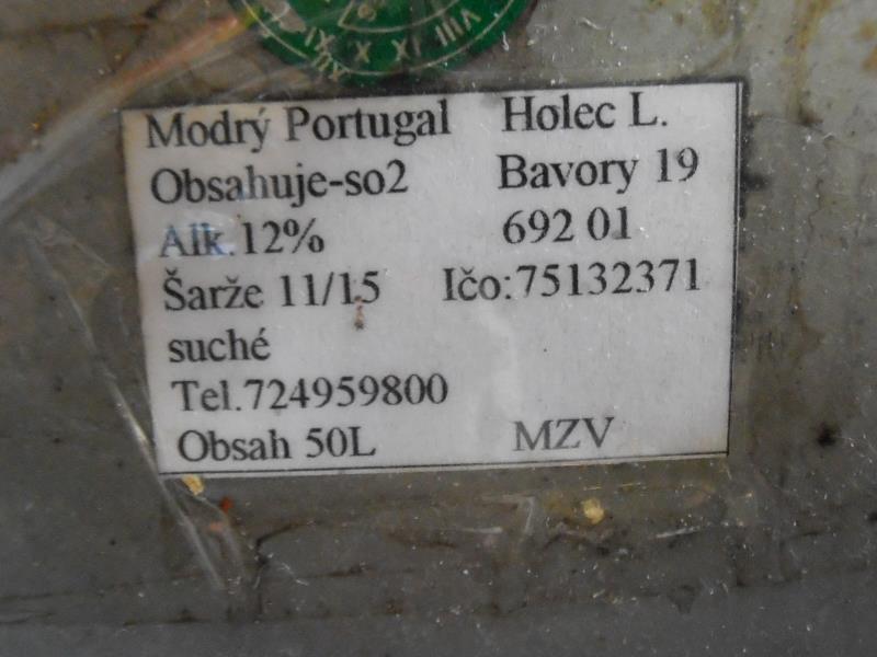 Modrý Portugal, MZV, Alk. 12%, suché