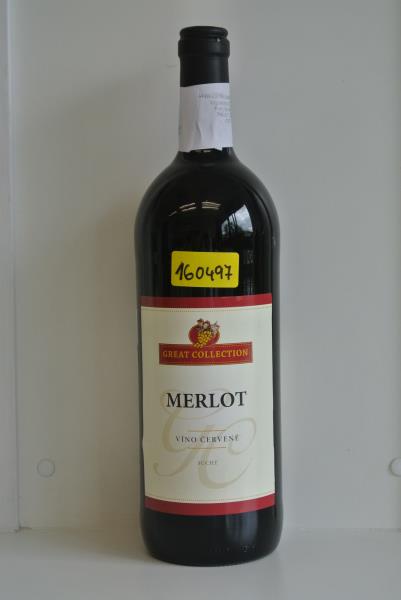 MERLOT, VÍNO ČERVENÉ, SUCHÉ, ALK.11,5% OBJ., GREAT COLLECTION