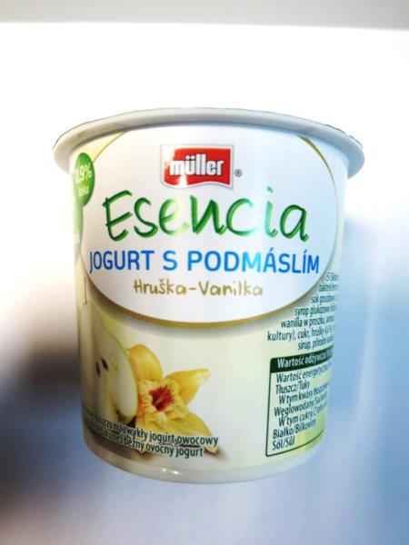 Esencia jogurt s podmáslím, Hruška-Vanilka