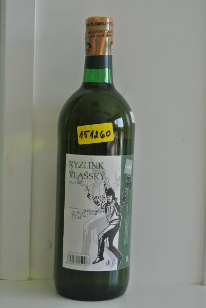 RYZLINK VLAŠSKÝ, víno bílé, suché, alk.12%obj.