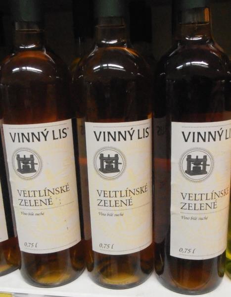 VELTLÍNSKÉ ZELENÉ, Víno bílé suché, Alk: 11,0% obj., šarže: 1113-1