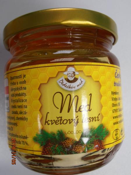 Dědečkův med Med květový lesní, 250 g
