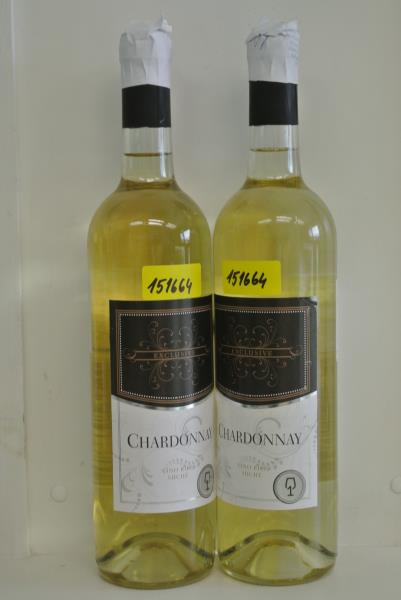 EXCLUSIVE,CHARDONNAY, VÍNO BÍLÉ SUCHÉ, Alk.obj.11%