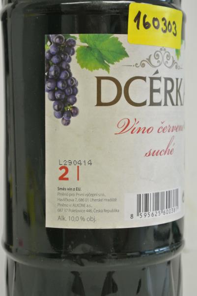 Dcérka víno červené suché