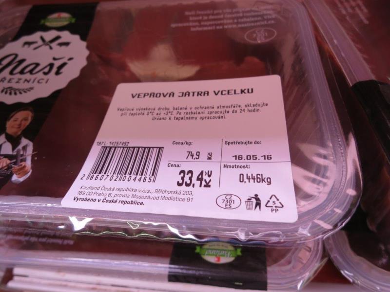 Vepřová játra vcelku