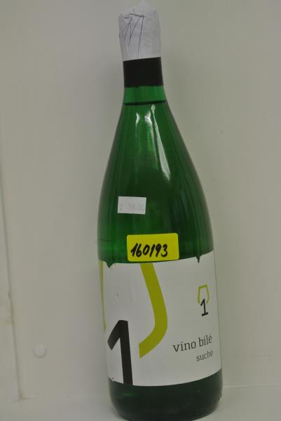 víno bílé suché,alk.10,5% obs.