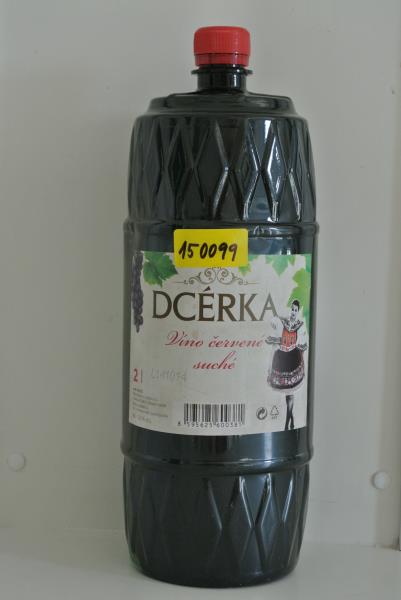 DCÉRKA víno červené suché  Alk.  10,0  % obj.