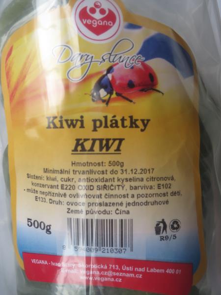 Kiwi plátky