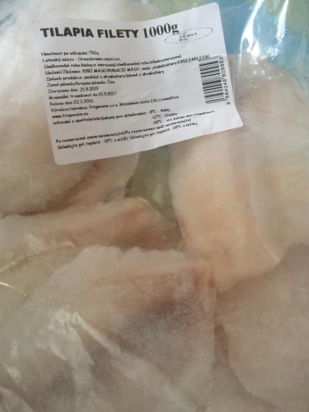 Tilapia filety 1000g