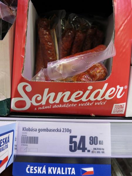 Gombasecká klobása 230g