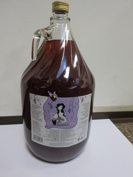 ROSATO, VINO DA TAVOLA, LA BELLA ITALIANA, růžové víno, alk. 10,5% obj.,  země původu Itálie