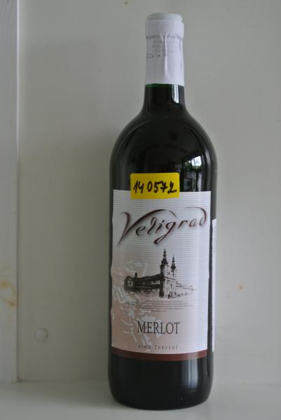 Merlot, víno červené, alk.10,5%obj.
