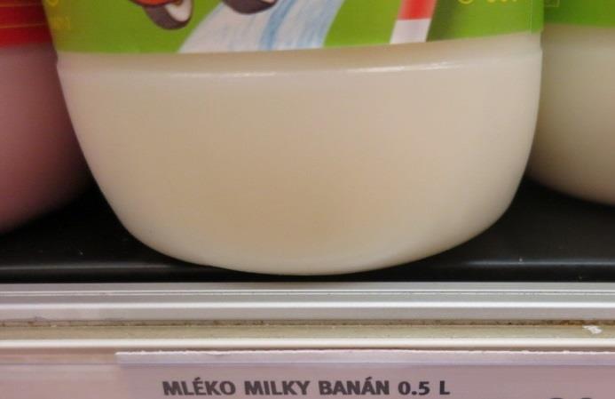 Mléčný nápoj s banánovou příchutí