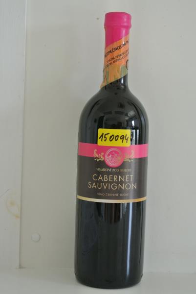 CABERNET SAUVIGNON, VÍNO ČERVENÉ SUCHÉ, ALK. 11% OBJ., ZEMĚ PŮVODU MAĎARSKO