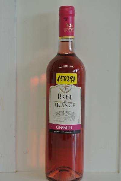 Cinsault 2012, Brise de France, růžové suché víno, alk. 12 % obj.