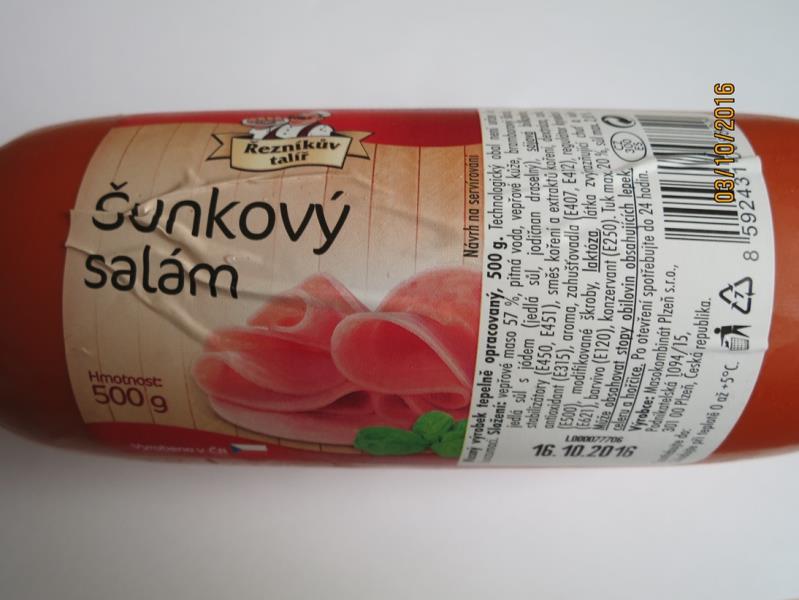 Šunkový salám Řezníkův talíř