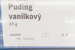Puding Vanilka příchuť/aróma