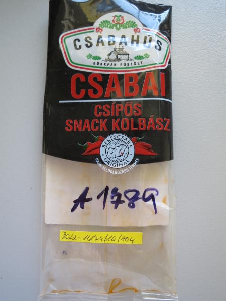 CSABAHÚS CSABAI CSÍPÖS SNACK KOLBÁSZ