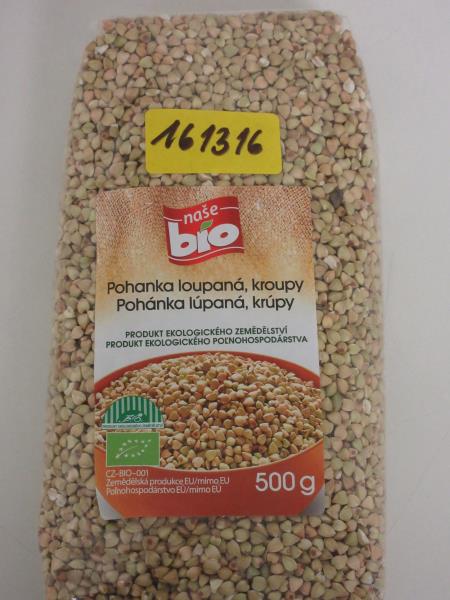 Bio pohanka loupaná, kroupy