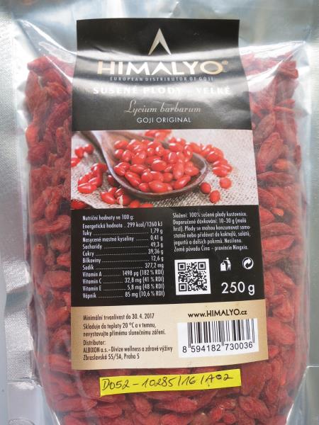 HYMALYO SUŠENÉ PLODY - VELKÉ, GOJI ORIGINAL