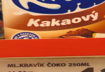 Trvanlivé ochucené polotučné mléko kakaové