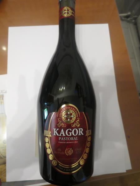 KAGOR PASTORAL - červené  likérové víno, Alk.16,0%obj.