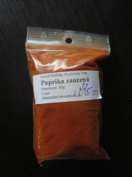 Paprika zauzená