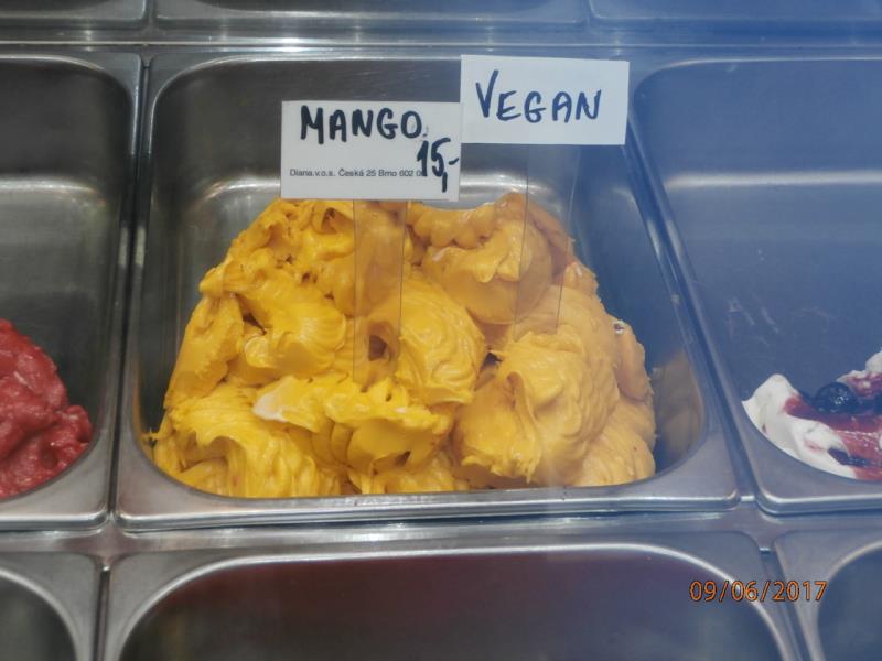 Zmrzlina Mango - vegan