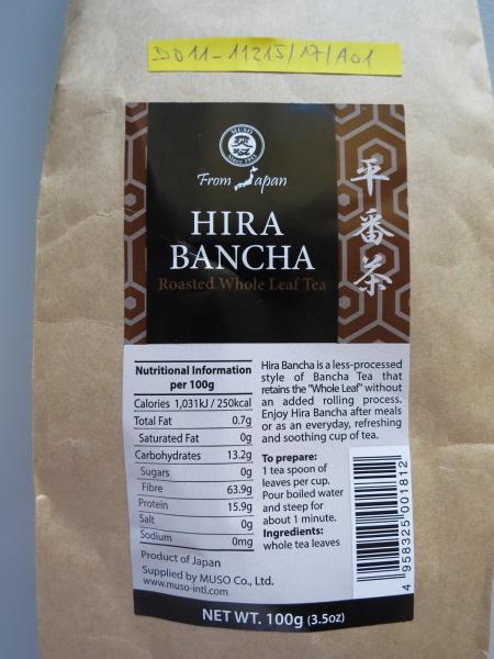 HIRA BANCHA / Čaj Bancha sypaný 100 g