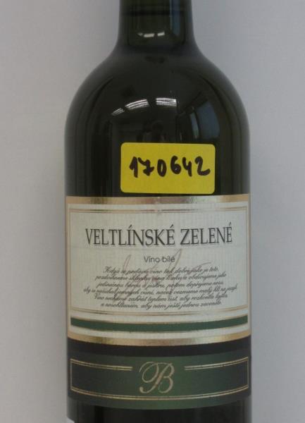 VELTLÍNSKÉ ZELENÉ, VÍNO BÍLÉ, SUCHÉ, VÍNO Z MAĎARSKA, ALK. 11,0% OBJ.