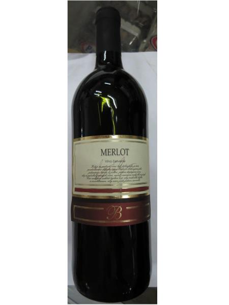 MERLOT víno červené suché, č.š. L6720-1, alk. 11,0% obj.