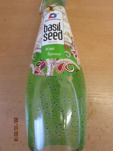 "AmericanDrinks basil seed DRINK Kiwi flavour"