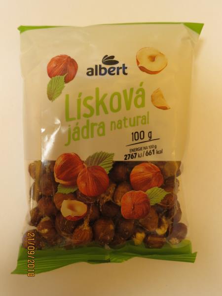 albert Lísková jádra natural