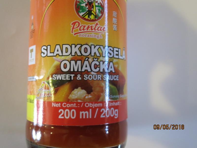 "Pantai norasingh SLADKOKYSELÁ OMÁČKA SWEET & SOUR SAUCE Thai"