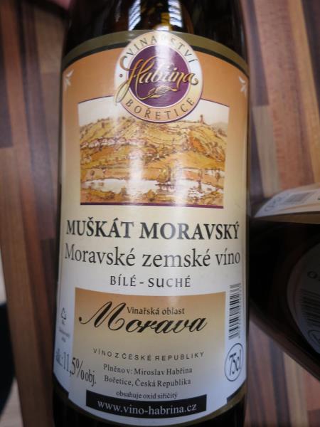 MUŠKÁT MORAVSKÝ Moravské zemské víno