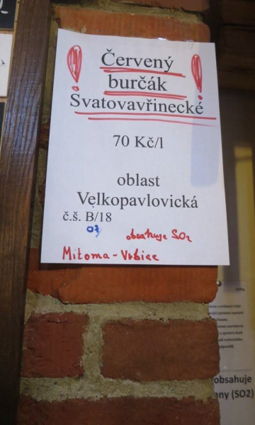 Burčák červený Svatovavřinecké