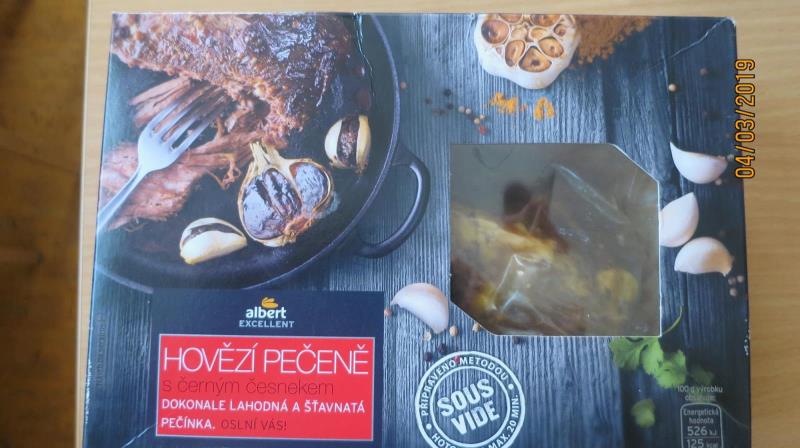 HOVĚZÍ PEČENĚ s černým česnekem – Sous Vide