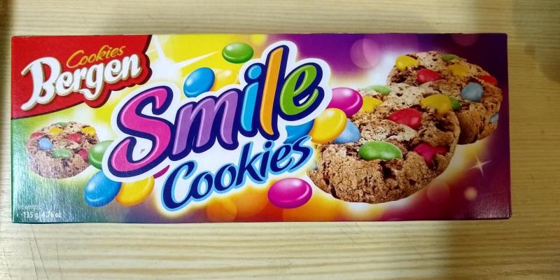 Cookies Bergen čokoládové sušenky s lentilkami