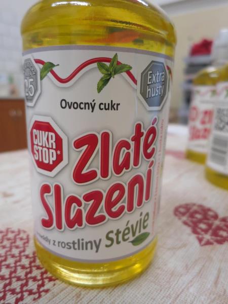 Ovocný cukr Zlaté slazení se sladidly z rostliny stévie