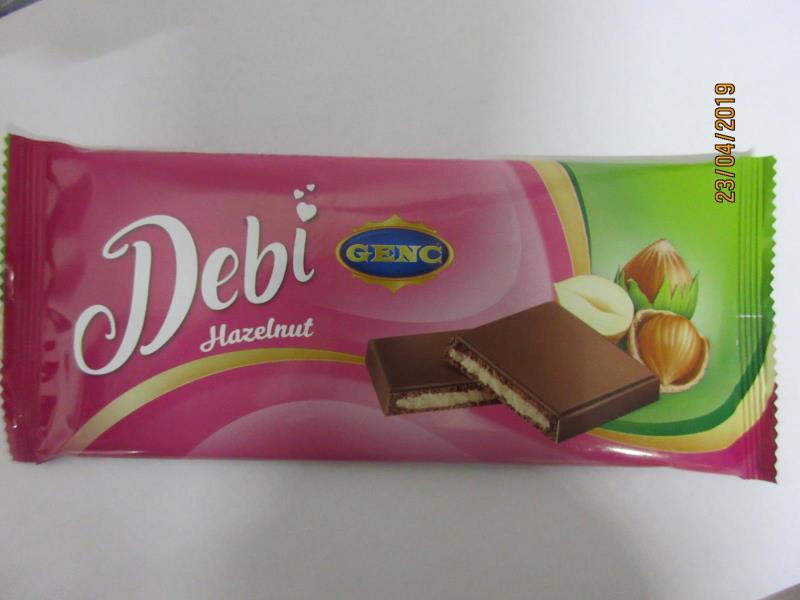 Debi Hazelnut-Tabulková čokoláda s lískooříškovou náplní