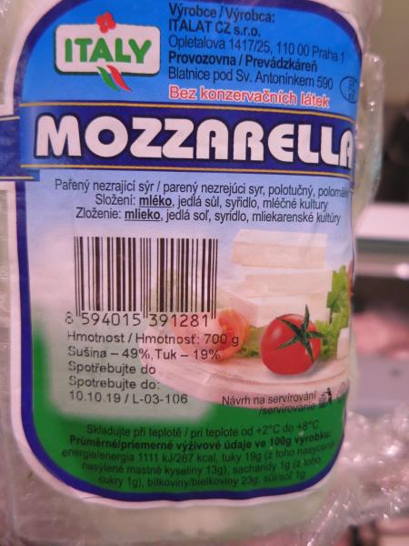 ITALY MOZZARELLA