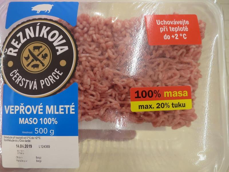VEPŘOVÉ MLETÉ MASO 100%